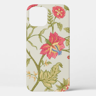 Naadloos patroon met gestileerde sierbloemen iPhone 12 hoesje