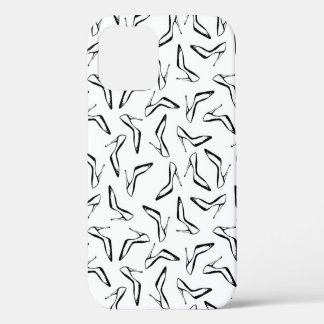Naadloos patroon met glamour met hoge hakken iPhone 12 hoesje