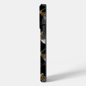 Naadloos patroon met gouden libellen Case-Mate iPhone case (Achterkant / Links)