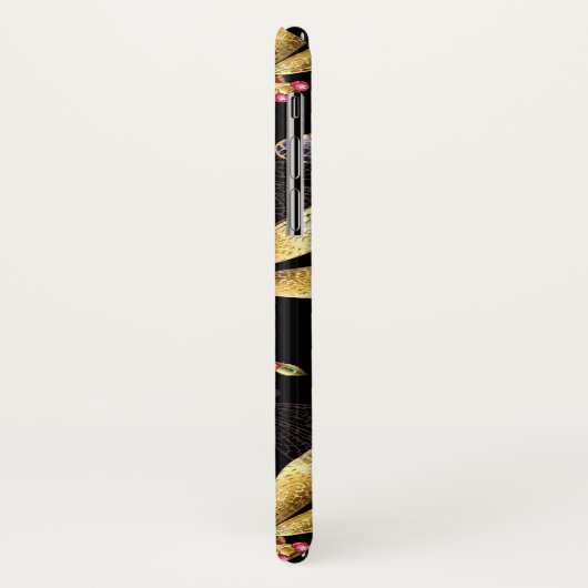 Naadloos patroon met gouden libellen Case-Mate iPhone case (Achterkant/links)