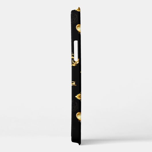 Naadloos patroon met gouden sleutels Case-Mate iPhone case (Achterkant / Rechts)