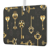 Naadloos patroon met gouden sleutels luchtverfrisser (Links)
