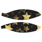 Naadloos patroon met gouden sterren basketbal (Panelen)