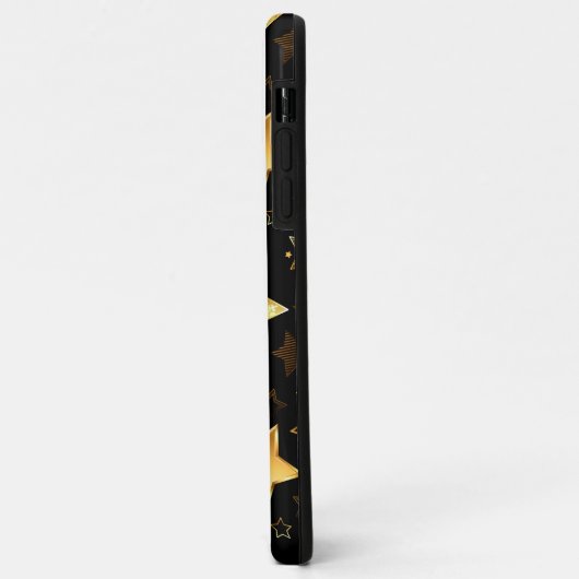 Naadloos patroon met gouden sterren Case-Mate iPhone case (Achterkant/links)