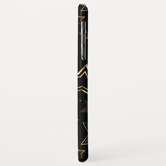 Naadloos patroon met gouden sterren Case-Mate iPhone case (Achterkant/links)
