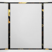 Naadloos patroon met gouden sterren drieluik aankondiging (Binnenkant midden)