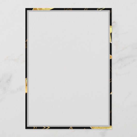 Naadloos patroon met gouden sterren programma (Achterkant)