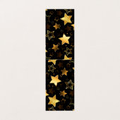 Naadloos patroon met gouden sterren visitekaartjes (Buitenkant ongevouwen)