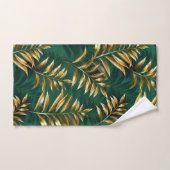 Naadloos patroon met gouden varens bad handdoek (Handdoek)