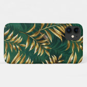 Naadloos patroon met gouden varens Case-Mate iPhone case (Achterkant (horizontaal))