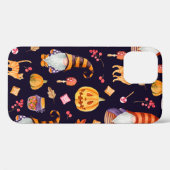 Naadloos patroon met  Halloween-elementen. Case-Mate iPhone Case (Achterkant (horizontaal))