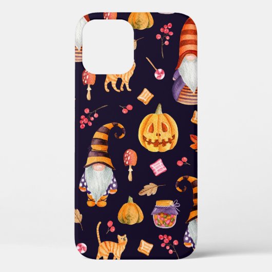 Naadloos patroon met  Halloween-elementen. Case-Mate iPhone Case (Achterkant)