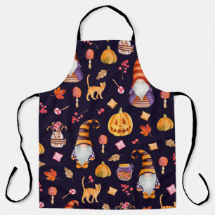 Naadloos patroon met Halloween-elementen. Schort