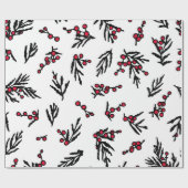 naadloos patroon met hand getrokken winter cadeaupapier (Vlak)