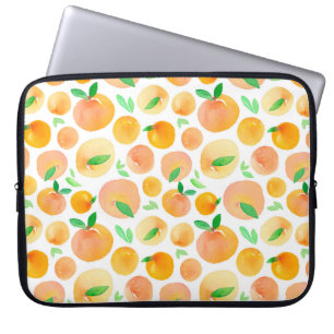 Naadloos patroon met handbeschilderde waterverf pi laptop sleeve
