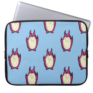 naadloos patroon met handgetekende draak voor laptop sleeve
