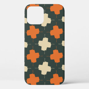 Naadloos patroon met heldere geometrische elemente iPhone 12 hoesje