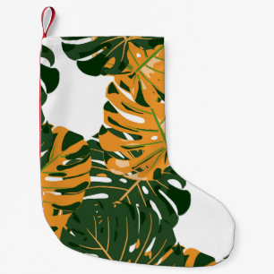 Naadloos patroon met het Hawaiiaanse regenwoud. Re Kleine Kerstsok