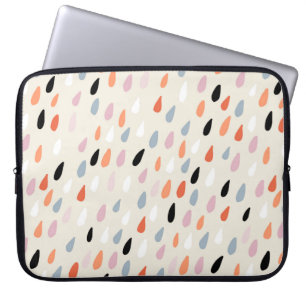 Naadloos patroon met kleurrijke handtekeningen laptop sleeve