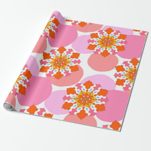 Naadloos patroon met kleurrijke mandala. Helder Cadeaupapier