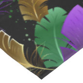 Naadloos patroon met Mardi Gras-veren Tafelkleed (Gekanteld)
