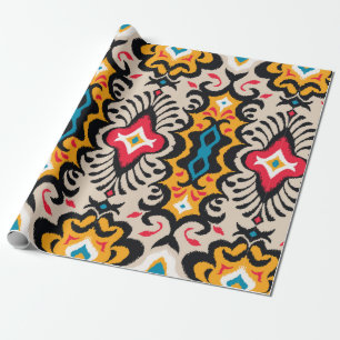 Naadloos patroon met paisleyversiering cadeaupapier