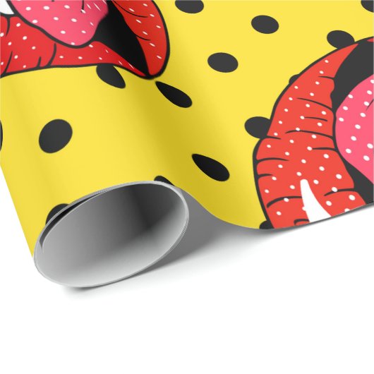 Naadloos patroon met patchbadjes voor cartoon met cadeaupapier (Rol Hoek)