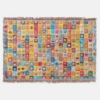 Naadloos patroon met pictogrammen deken