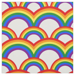 Naadloos patroon met regenbogen stof