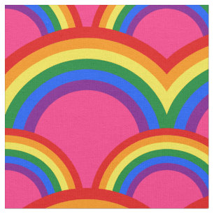 Naadloos patroon met regenbogen stof