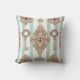 Naadloos patroon met  sleutels en sloten. Vrij Kussen