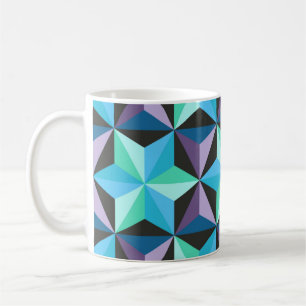 Naadloos patroon met sterren. Abstract ge Koffiemok