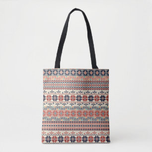 Naadloos patroon met traditionele palestijnse embl draagtas