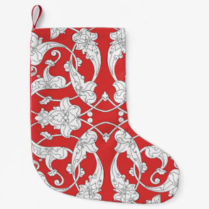 Naadloos patroon met traditionele turkse stijl iz kleine kerstsok