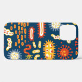 Naadloos patroon met verschillende soorten microor Case-Mate iPhone case (Achterkant (horizontaal))