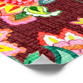 Naadloos patroon met Victo Poster (Hoek)