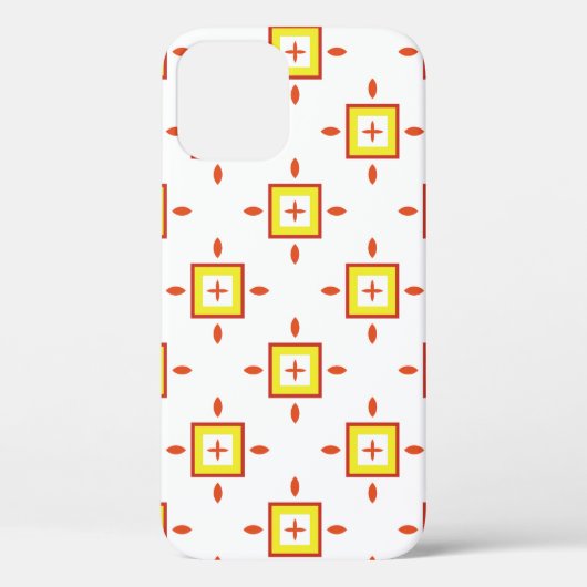 Naadloos patroon met vierkanten Abstracte achtergr Case-Mate iPhone Case (Achterkant)