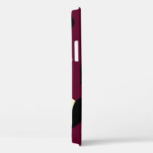 Naadloos patroon met zwart-wit hart. St Va Case-Mate iPhone Case (Achterkant / Rechts)