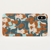 Naadloos patroon met zwarte meisjes en witte meisj Case-Mate iPhone case (Achterkant (horizontaal))
