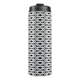 naadloos patroon op thermische tumbler thermosbeker