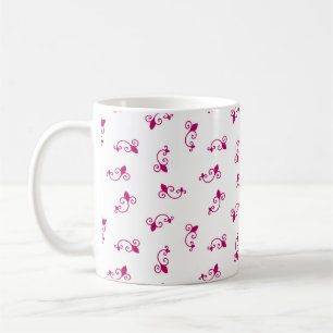 Naadloos patroon. ornament. walvis koffiemok