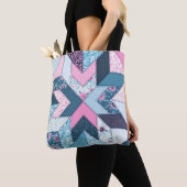 Naadloos patroon. Patchwork. Draagtas (Dichtbij)