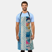 Naadloos patroon, patchwork tegels. schort (Gedragen)