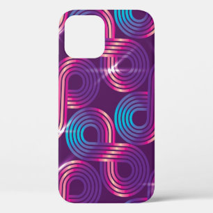 naadloos patroon. Regelmatige geometrische backgr iPhone 12 Hoesje