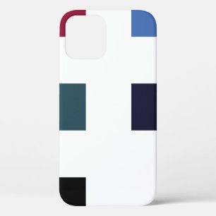 Naadloos patroon. Schuif penseelstreken en -elemen iPhone 12 Hoesje