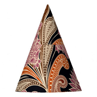 Naadloos Patroon Traditioneel Paisley Ontwerp Feesthoedjes