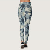 Naadloos patroon van Distressed Tie Dye Effect Leggings (Achterkant)