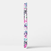 Naadloos patroon van paarse bloemen en bessen,blu Case-Mate iPhone case (Achterkant / Rechts)