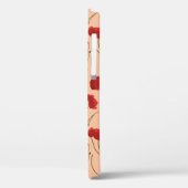 Naadloos patroon van papaver op een beige achtergr Case-Mate iPhone case (Achterkant / Links)