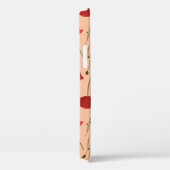 Naadloos patroon van papaver op een beige achtergr Case-Mate iPhone case (Achterkant / Rechts)